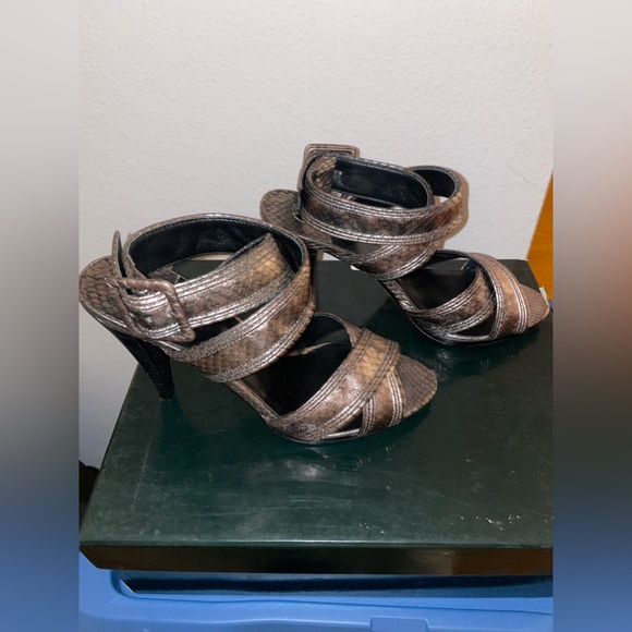 Max studios  ankle  open toes heels - Picture 3 of 6